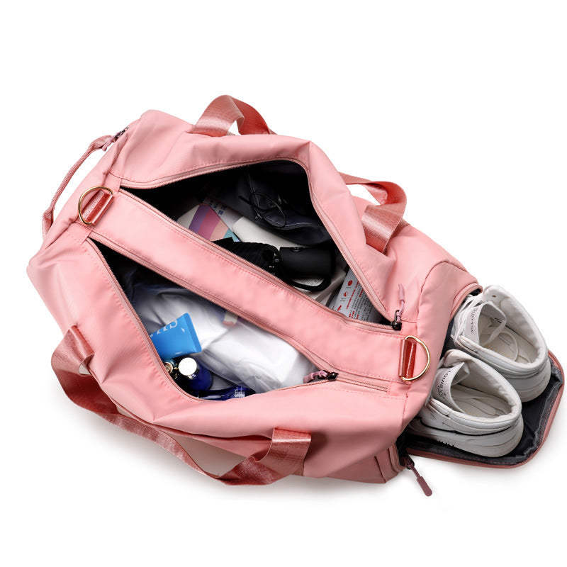 Waterproof Duffel Bag for Fitness and Travel - Unisex Weekender Shoulder Bag for Gym and Swim