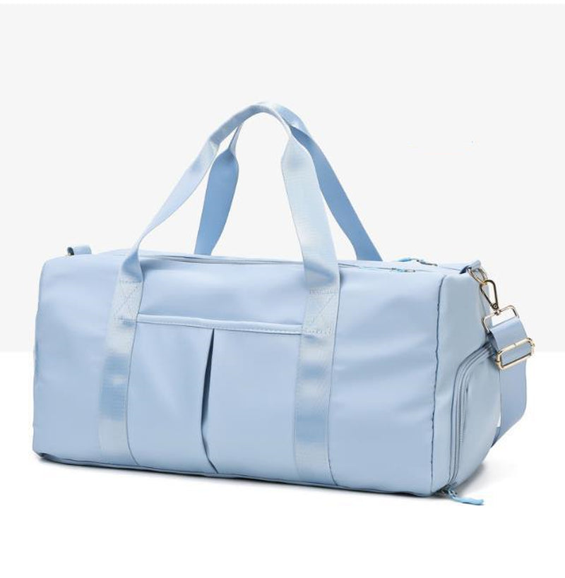 Waterproof Duffel Bag for Fitness and Travel - Unisex Weekender Shoulder Bag for Gym and Swim