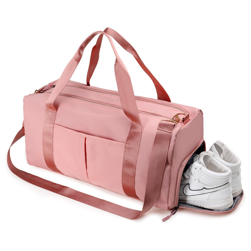 Waterproof Duffel Bag for Fitness and Travel - Unisex Weekender Shoulder Bag for Gym and Swim