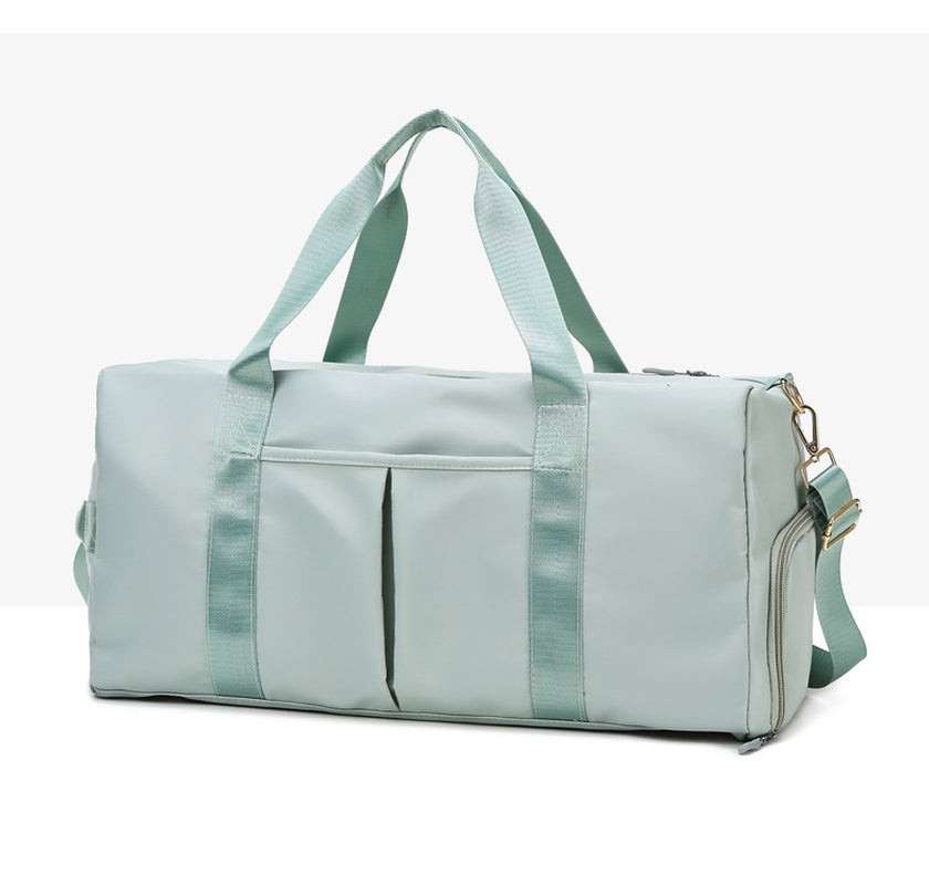 Waterproof Duffel Bag for Fitness and Travel - Unisex Weekender Shoulder Bag for Gym and Swim