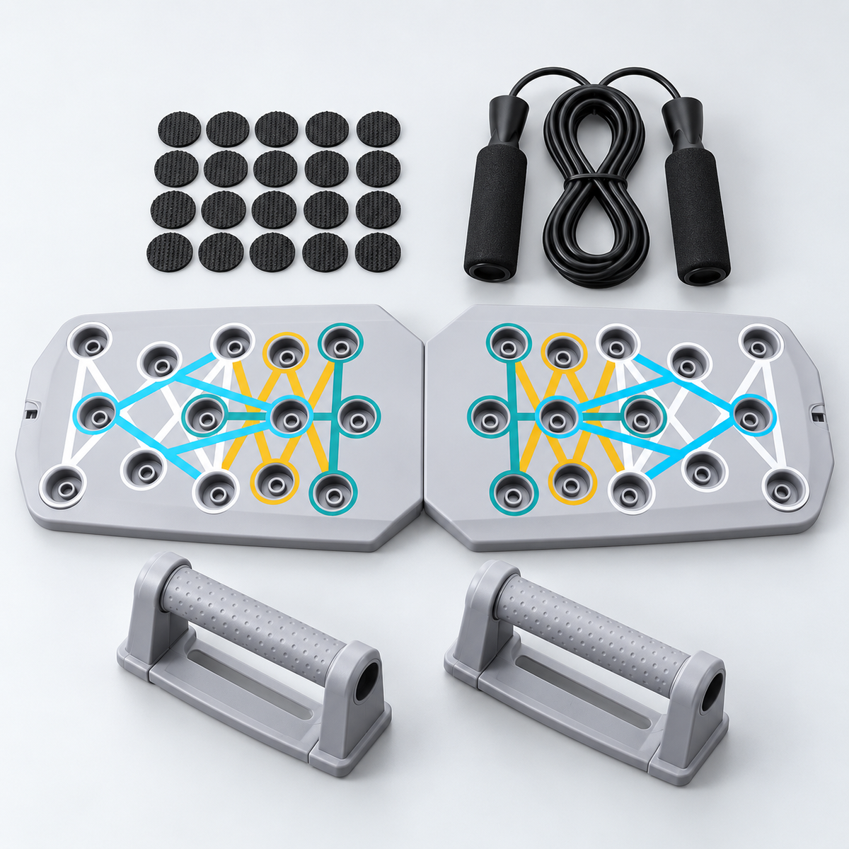 Planche de pompes multifonction pliable