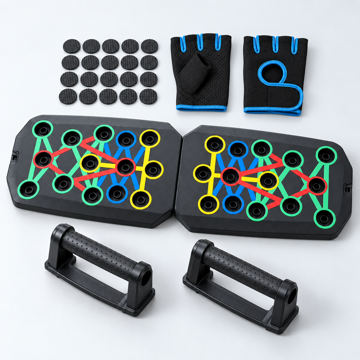 Planche de pompes multifonction pliable